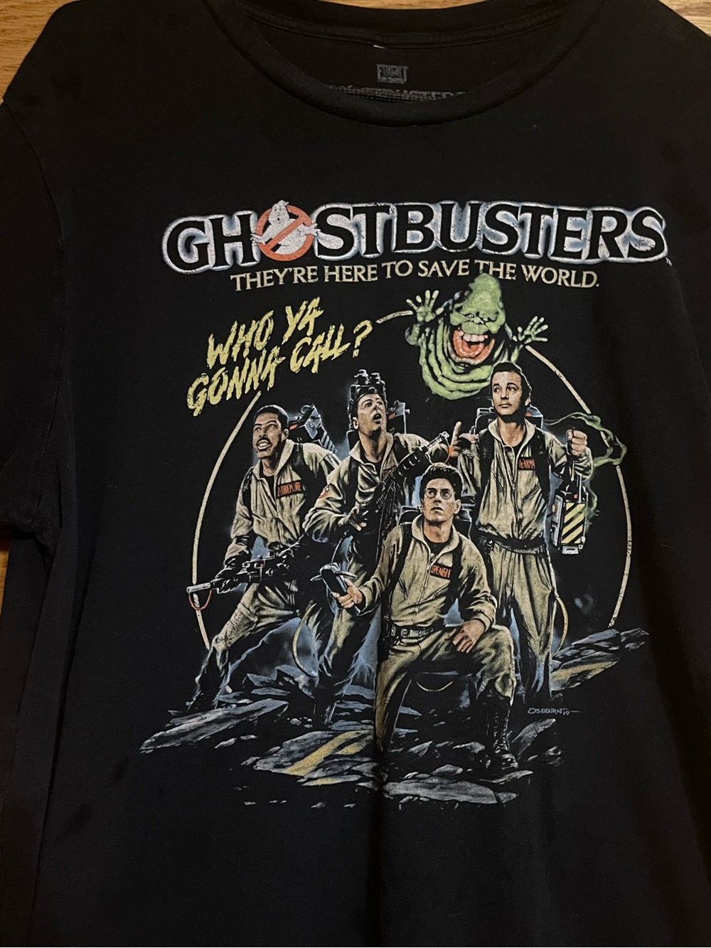 Ghostbusters Graphic Long Sleeve Shirt - Black